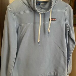 Vineyard Vines Light Blue Cowl Neck Sweater